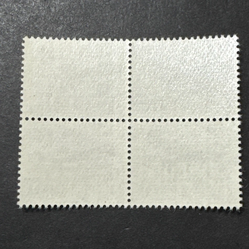 1968 Romania 35 Ban MNH Precancel Zlin Z226 Akrobat Plane Block Of 4 Stamp - Image 2 of 2