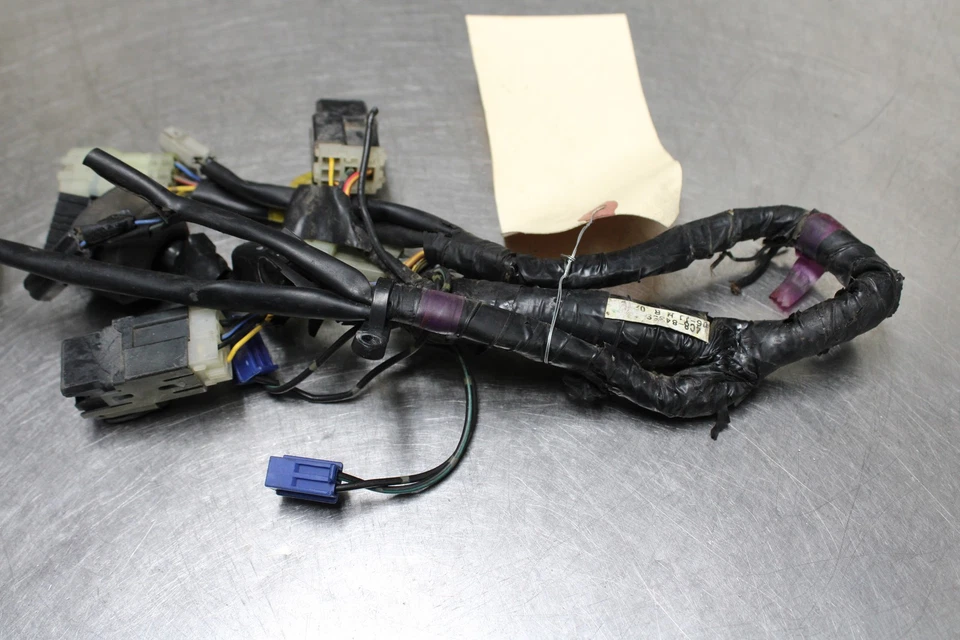 07-08 YAMAHA YZF R1 HEADLIGHT SPEEDO GAUGES WIRING HARNESS WIRE LOOM DAMAGED - Imagem 4 de 4