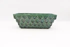 Vintage . Hull Pottery F45 Rectangular Window Box Planter Flower Pot Drip Glaze