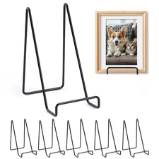 6 Pack 6 Inch Plate Stands for Display,Book Display Stand,Metal Plate Holder Dis