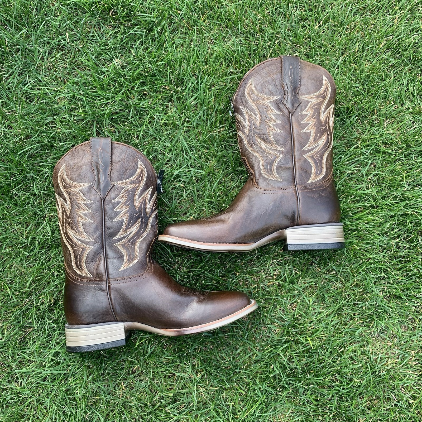 Cody James Hoverfly Leather Western Boots | Brown BCJSP22P5 — Men’s Size 10.5 D