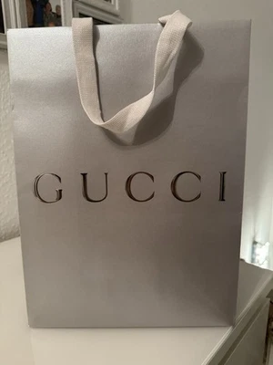 Gucci geschenktüte 34x25cm Silver - Bild 1 von 4