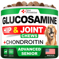 Glucosamine for Dogs Hip and Joint Supplement for Dogs Advanced 170 Chews