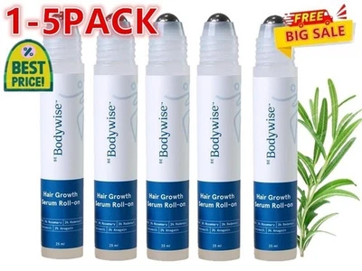 Be Bodywise Hair Growth Serum Roll On - 3% Rosemary, 3% Redensyl & 2% (25ml)