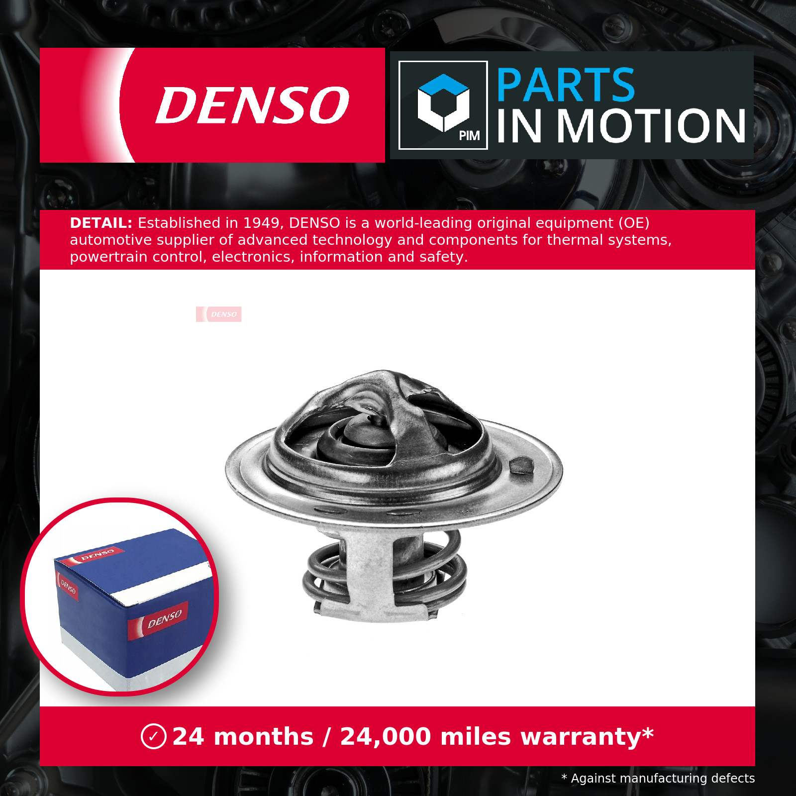 Denso Dtm77240 Coolant Thermostat - Image 5