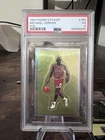 1991 Panini Sticker MICHAEL JORDAN Chicago Bulls GOLD FOIL Card # 190 PSA 3