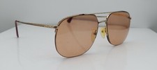 Vintage Roy Tower Country 36R Gold Metal Pilot Half-Rim Sunglasses FRAMES ONLY