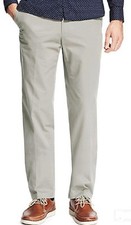 Men Chinos Pants Marks Spencer Trousers Straight Water Resistant Reg Fit Cotton