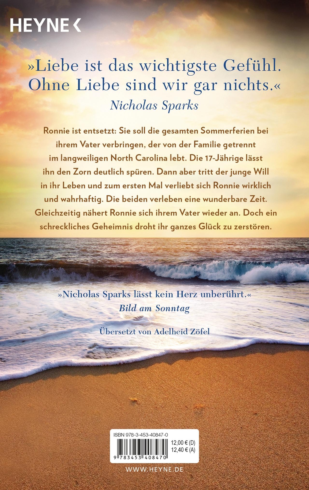 Thumbnail - Nicholas Sparks / Mit Dir An Meiner Seite / 9783453408470