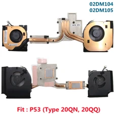 New/Orig Lenovo ThinkPad P53 CPU Heatsink Fan for Dis N19E Graphics 02DM014