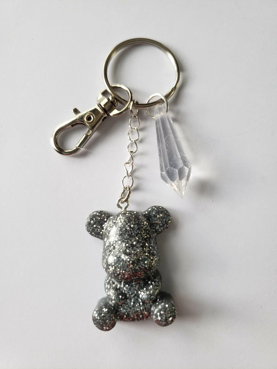 Silver teddy hotsell bear keyring