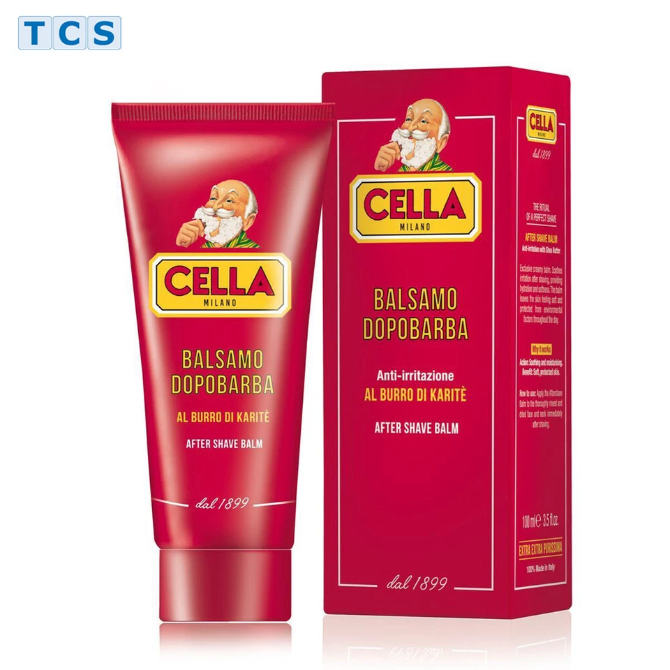 CELLA Balsamo Dopobarba, After Shave Balsam mit Sheabutter, 100 ml