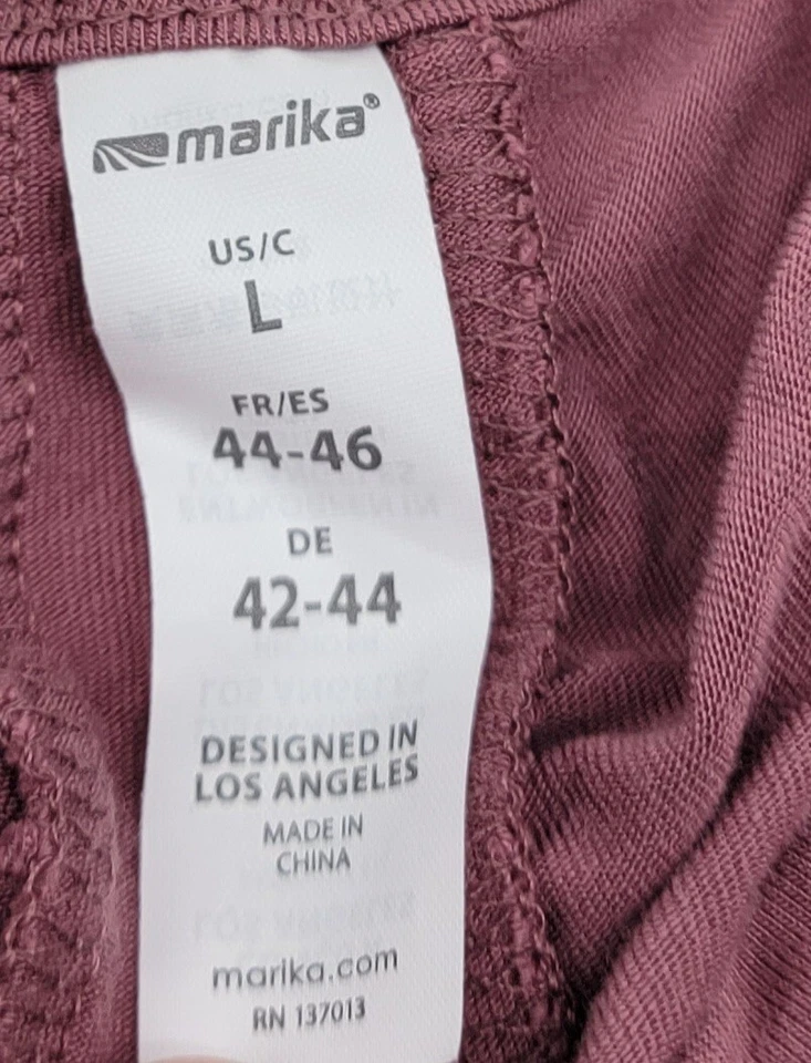 Camiseta sin mangas Marika para mujer talla grande granate espalda de corredor Foto 4 de 4