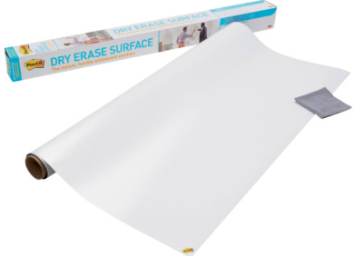 Post-it Wandmontage trocken abwischbare Folie 6' x 4' DEF6x4-EU 182,9 x 121,9 cm weiß