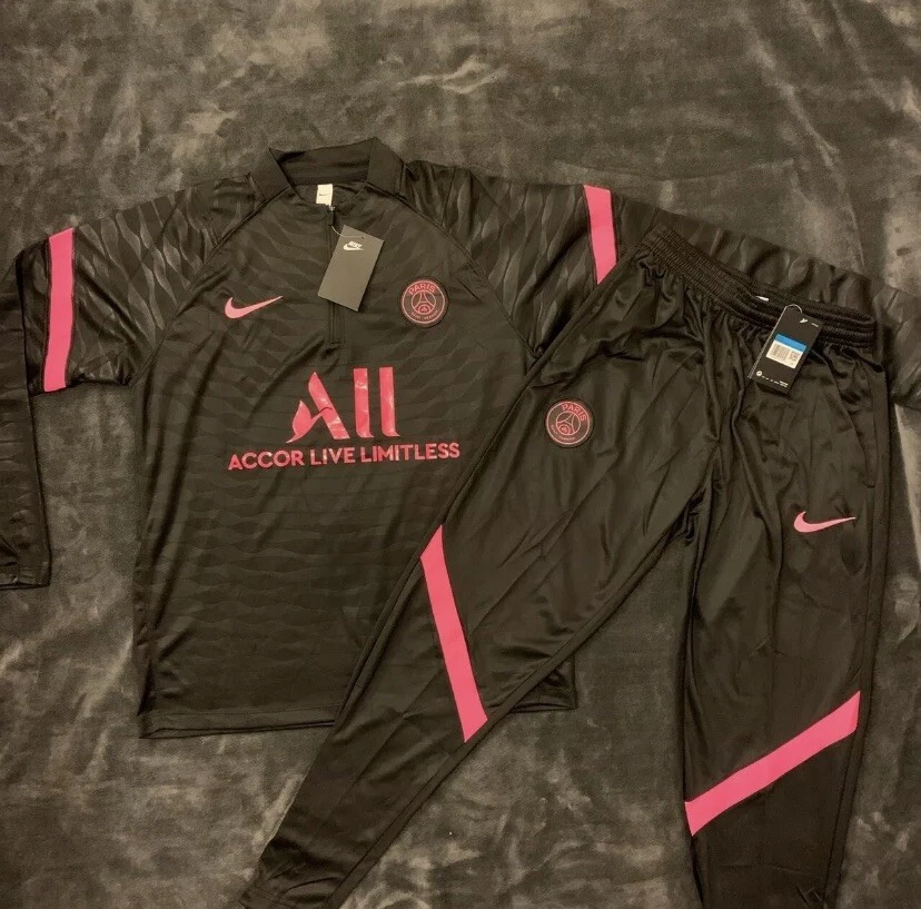 PSG X NIKE FOOTBALL TRAINING TRACKSUIT ALL SIZES SMALL XL GREY JORDAN