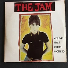 rare THE JAM Young Man from Woking 2xLP + bonus 7" Live Hammersmith Odeon WELLER