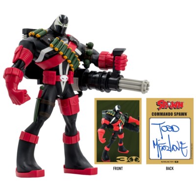SPAWN Autographed Series 30th Anniversary GOLD LABEL 7'' Figure - NEW & RARE