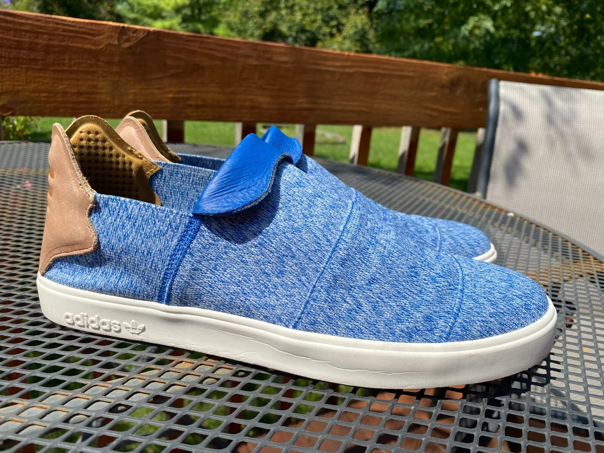 adidas Originals Vulc Slip On Pharrell Williams Mens Trainers Blue