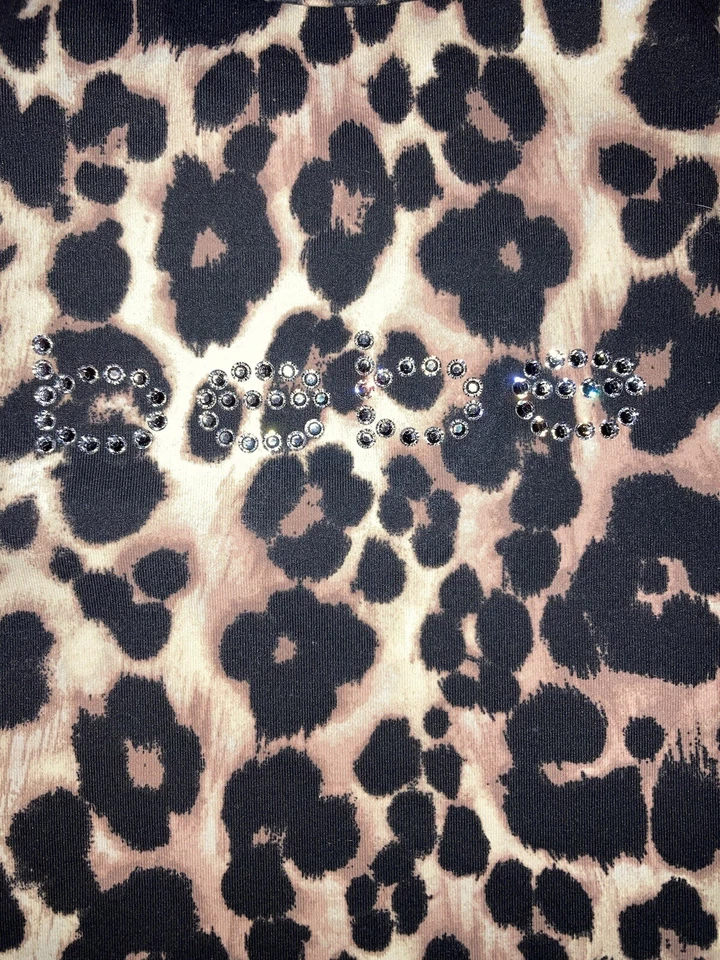 Tanque BEBE estampado de guepardo con joyas Foto 2 de 4