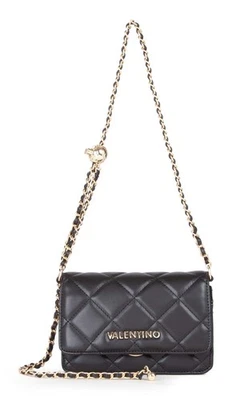 VALENTINO Ocarina Flap Bag Umhängetasche Tasche Nero schwarz Neu