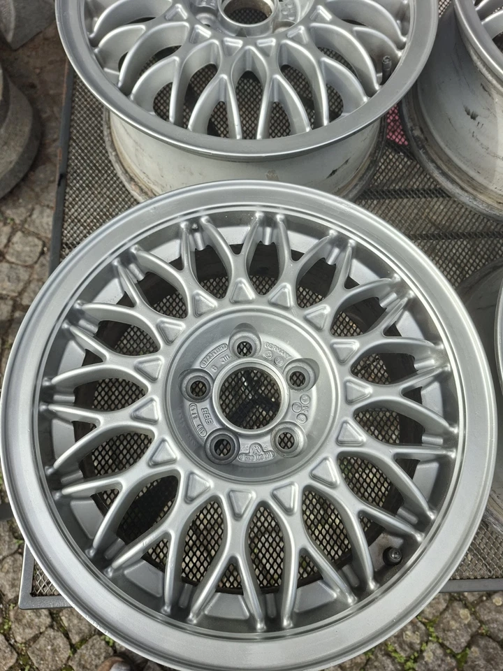 4x BBS Alufelgen LK 5x100 Original VW Golf 3 III VR6 - Bild 2 von 4