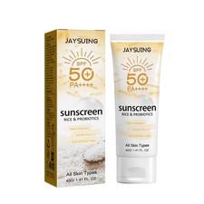 Organic Probiotic Rice Sunscreen for Face and Body Non-Greasy Outdoor Protection