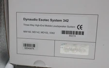 DYNAUDIO ESOTEC SYSTEM 342  7" 3-WAY COMPONENT SPEAKERS MIDS TWEETERS CROSSOVERS