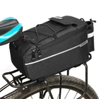 Bike Rear Rack Bag 10L Insulated Bicycle Trunk Bag Storage Luggage Cargo Bag
