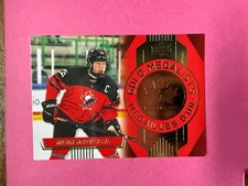 Mason McTavish #GM-8 2025 UD Tim Hortons Gold Medalists Team Canada Hockey Card