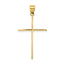 10k Yellow Gold Cross Pendant 1.07 g