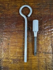 Vintage Smith & Wesson S&W Sight Tool Fluted Screwdriver & Cleaning Rod.