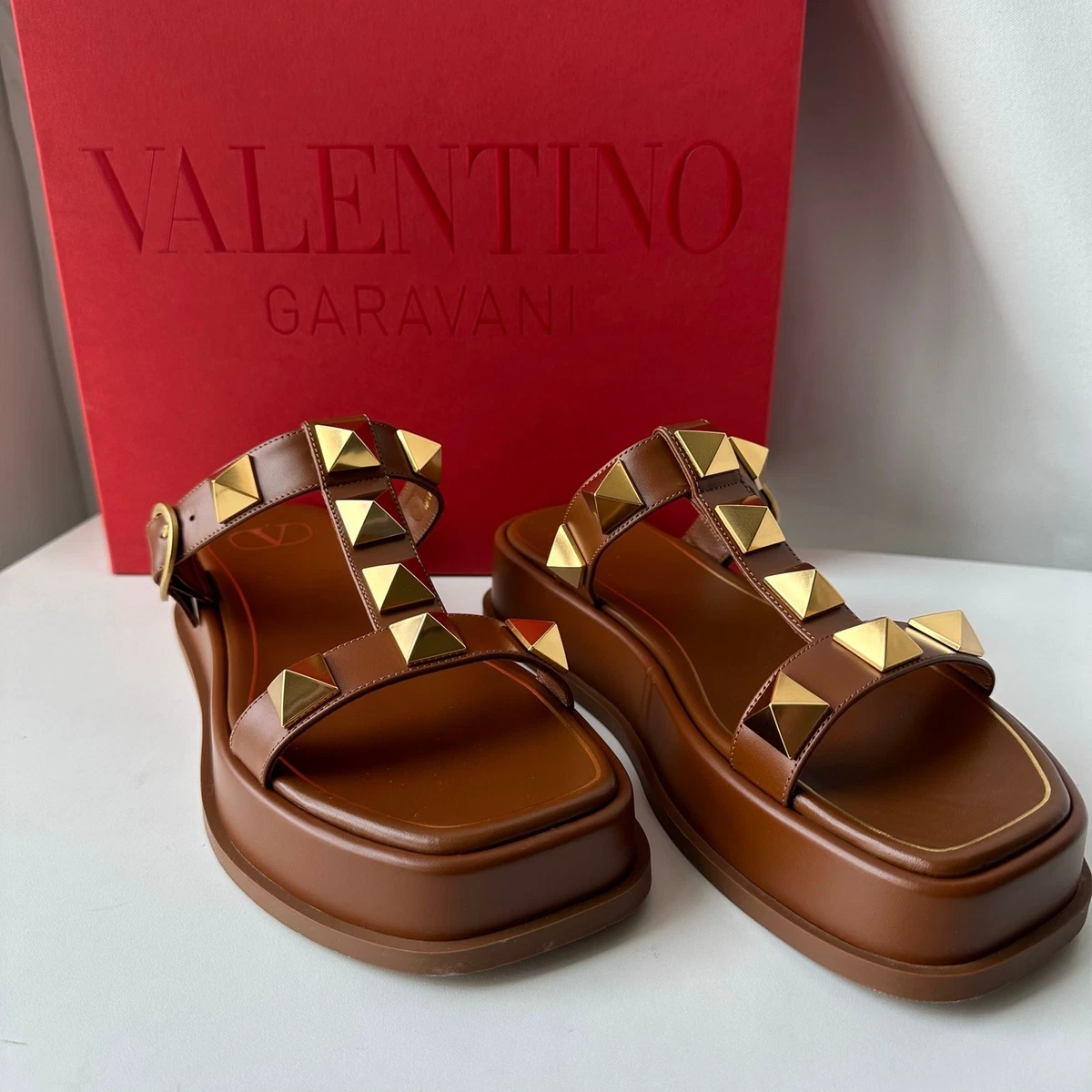 Valentino Gold Sandals for Women for sale | eBay