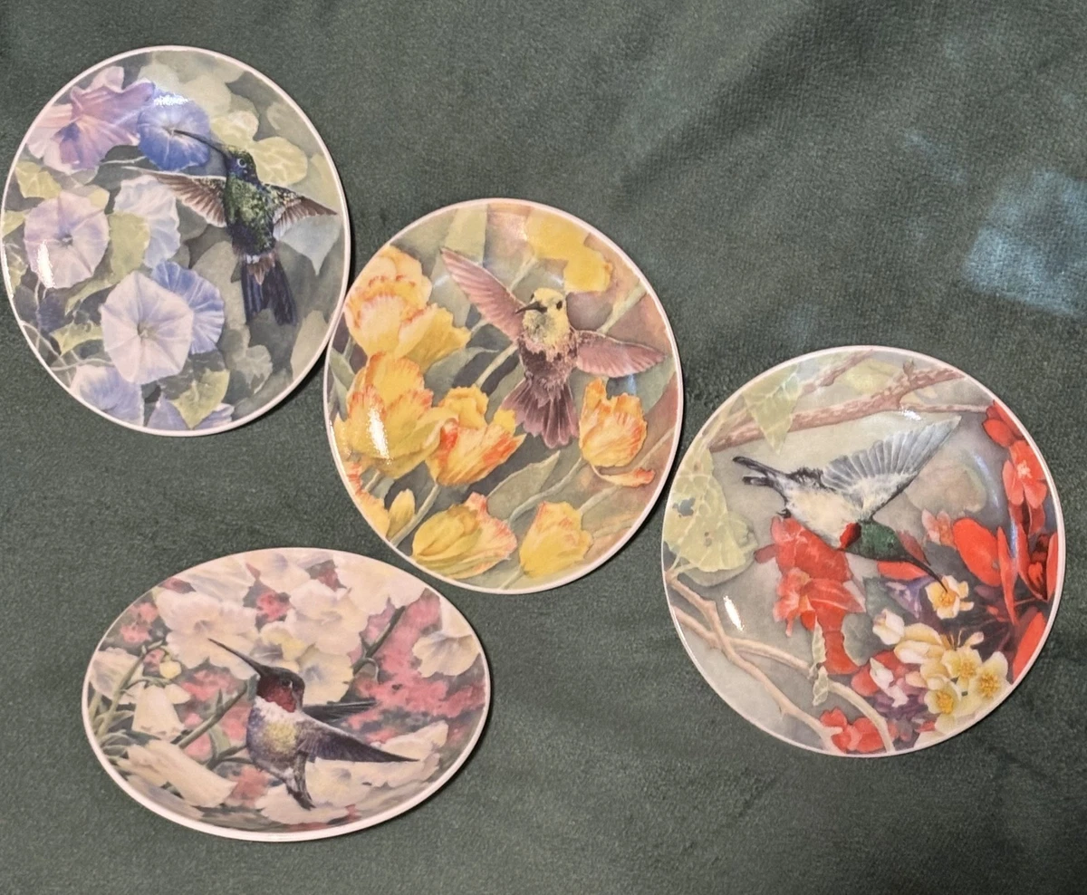 Hummingbird Plate Indiana Bradford Exchange Collector Plates for
