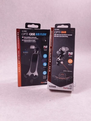 Kit support téléphone moto scooter vélo Optiline Opti-Case Air Flow + Opti-Bar 9 - Photo 1/4
