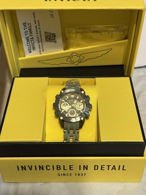 Invicta SeaSpider Chronograph Green Stainless Luxury Sport Watch 42204 NWB