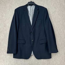 Banana Republic Men  s 44R Blazer Jacket Blue Coat Lanificio Cerruti 100 Wool