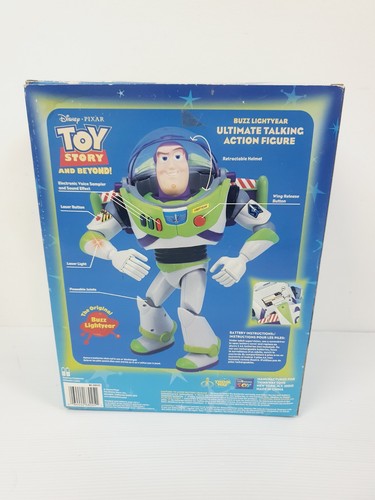 BUZZ LIGHTYEAR ULTIMATE TALKING ACTION FIGURE TOY STORY AND BEYOND THINKWAY TOYS - Picture 2 of 13