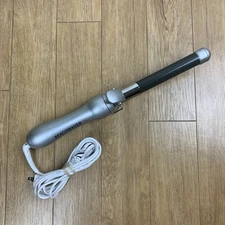 Beachwaver Pro S 1” Rotating Ceramic Curling Iron BW1136 Silver Tested Works