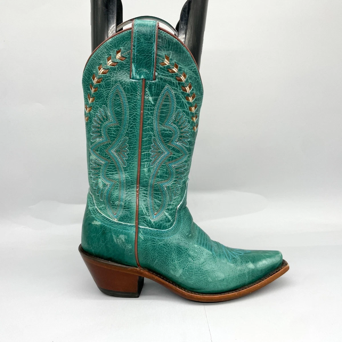 Justin Boots Green Western Boots for Women for sale | eBay display picture 1