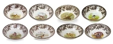 Spode woodland set of EIGHT   Ascot  bowls- 8 designs  style 3641