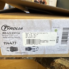 TYROLIA JRS 4.5 GW CA 114477, SOLID WHITE/BLA...
