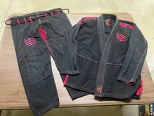 Sanabul Black Adult Jiu-Jitsu Gi - Kimono and Pants - Size A2