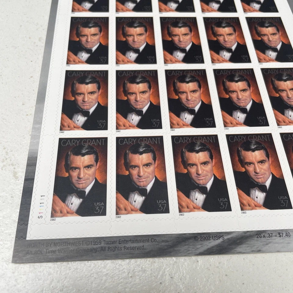 USA 2002 MNH Legends of Hollywood Cary Grant Stamp Sheet - Image 4 of 4