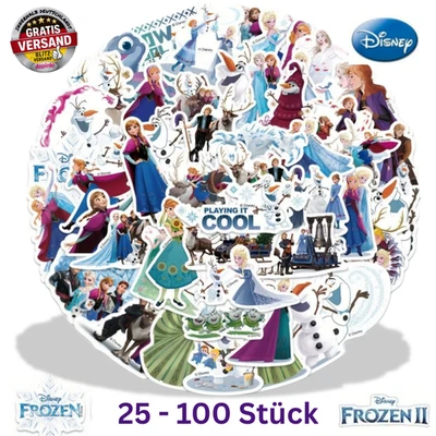 Disney Die Eiskönigin Frozen Anna Elsa Aufkleber Wasserfeste Sticker Bomb Set - Bild 1 von 4