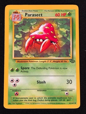 Pokemon Parasect 41/64 Common (LP)