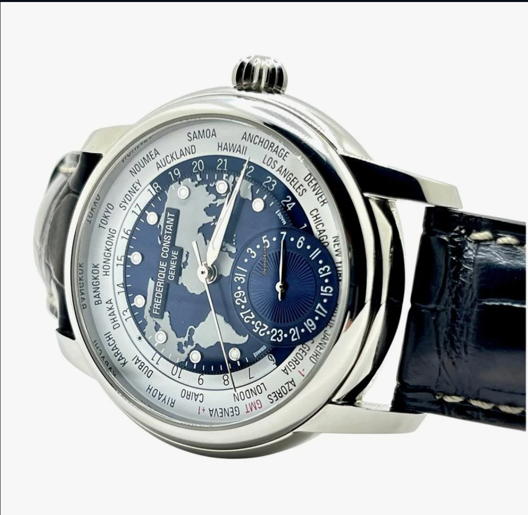 Frederique Constant Classics Worldtimer Manufactu… - image 2