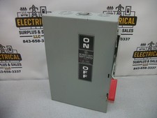 GE DISCONNECT TYPE 1 TH3361 30AMP 600VOLT 3POLE FUSIBLE
