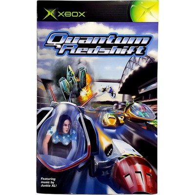 (Manual Only) Quantum Redshift - Microsoft Xbox Excellent Tested Original