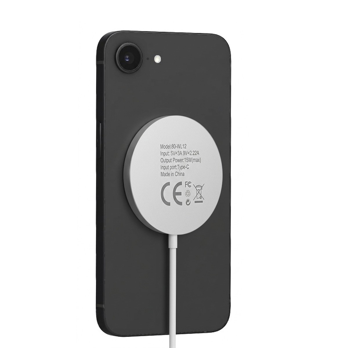 Chargeur Magnétique 15W pour iPhone 16e Mayaxess accessoire induction induction