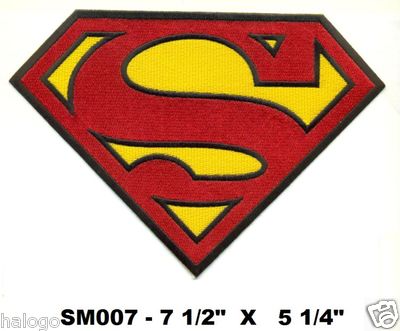 7 INCH AWESOME SUPERMAN PATCH - SM007